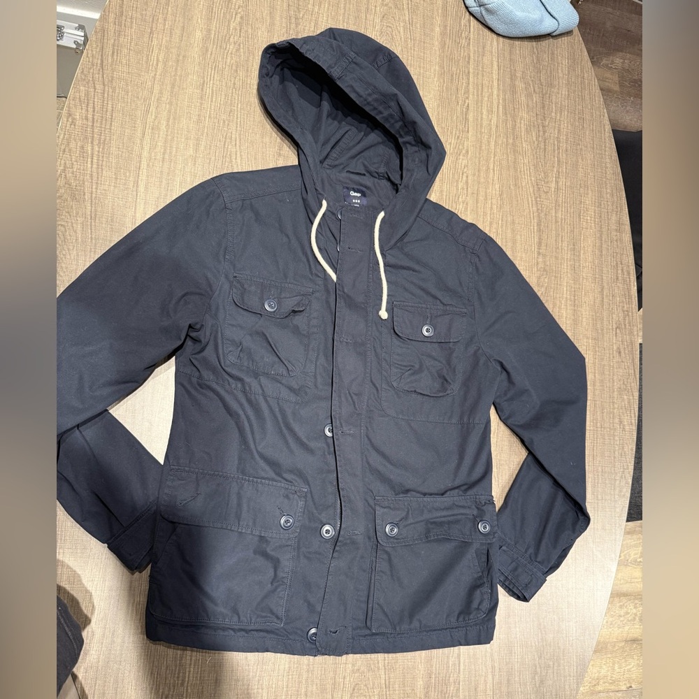 Vintage Gap hooded military jacket